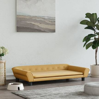 vidaXL Legowisko dla psa, brązowe, 100x50x21 cm, aksamitne