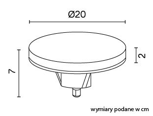 Lampa ogrodowa stojąca (głowica) RO-HEAD