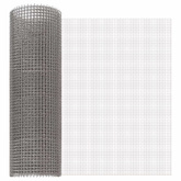 Siatka ekranowa 40 x 500 cm 3 Mesh Stal nierdzewna 201 srebrny