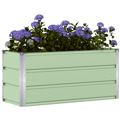 Donica Zielony 100 x 40 x 45 cm Stal