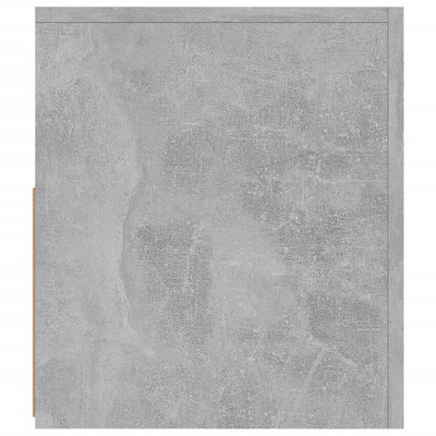 vidaXL Szafka pod TV z oświetleniem LED, szarość betonu, 120x35x40 cm