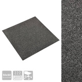 vidaXL Podłogowe płytki dywanowe, 20 szt., 5 m², 50x50 cm, antracytowe