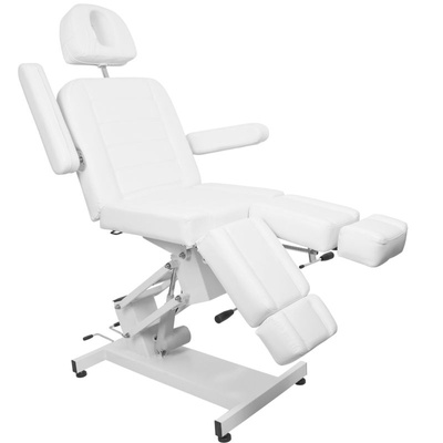 Fotel kosmetyczny elektr. Azzurro 706 pedi 1 siln. biały 109099