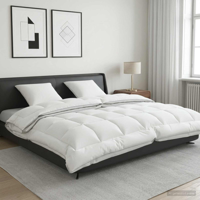 Zestaw kołdry i poduszek 3 szt. 220x260 cm 4 pory roku Wełna