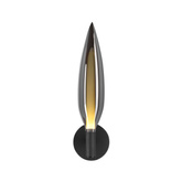 Kinkiet Nordic szklany szary dymiony 1x5W G9 do salonu