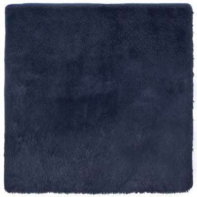 Dywan shaggy z długim włosiem, NAVARRA, granatowy, 200x200 cm