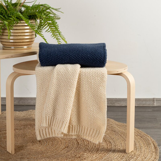 Koc Pled beżowy 130x170