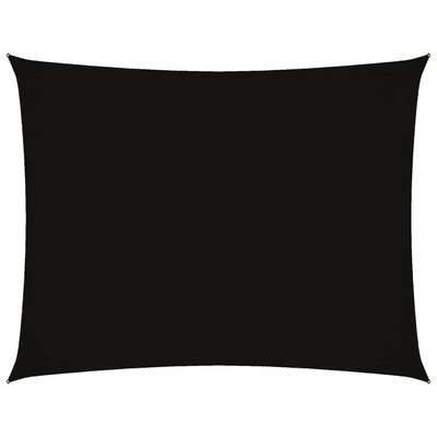 Prostokątny żagiel ogrodowy, tkanina Oxford, 2,5x3,5 m, czarny