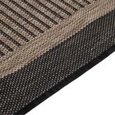 vidaXL Dywan zewnętrzny o płaskim splocie, 80x150 cm, ciemnobrązowy