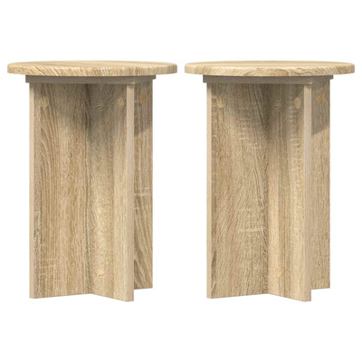 Stojak na rośliny 2 pcs dąb Sonoma ?29,5 x 40 cm