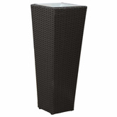 Zestaw na świeżym powietrzu 3 pcs Czarny Metal