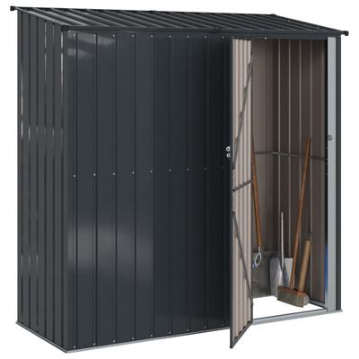 Schowki ogrodowe Antracyt 203 x 85,5 x 200 cm Metal