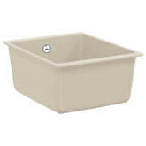 Zlew 80% Kwarc i 20% Żywica 370 x 460 mm Beżowy