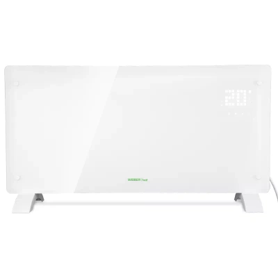 Grzejnik konwektorowy panelowy, szklany Heat GPH-S20DA biały