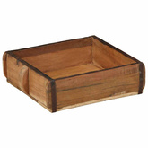 Taca 2 pcs Brązowy 29 x 31 x 10 cm Lite Drewno Recyklingowe