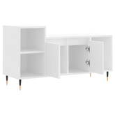 Szafka pod TV, biała, 100x35x55 cm, materiał drewnopochodny vidaXL
