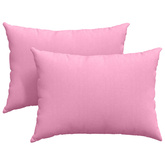 Poduszki na sofę 2 pcs Różowy 70 x 50 cm tkanina