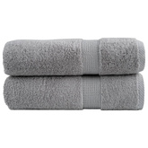 Ręczniki premium, SOLUND, 2 szt., szare, 100x150 cm, 600 g/m?