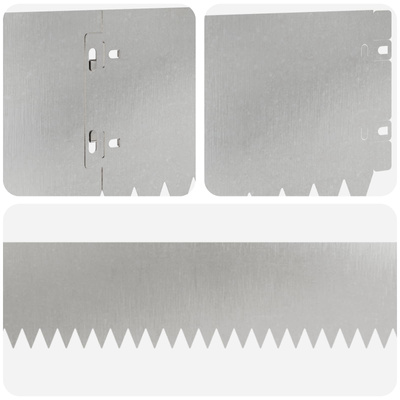 Krawężnik do trawnika 20 szt. 103 x 15 cm Stal srebrny