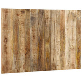 Zagłówek 120 cm lite drewno surowe mango