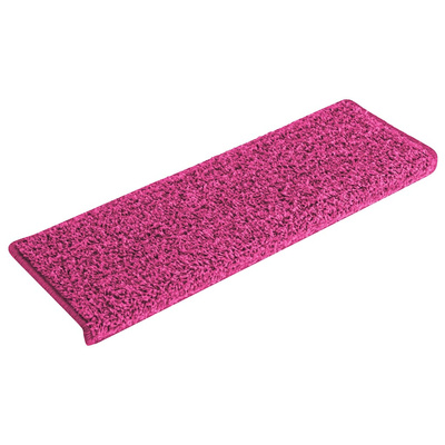Maty na schody 15 szt. 65x21x4 cm Różowe prostokątne krawędzie