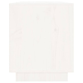 vidaXL Szafka pod TV, biała, 110,5x35x44 cm, lite drewno sosnowe
