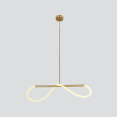Lampa wisząca LED podłużna SUPREME 80 cm 3000K - designerska lampa nad stół