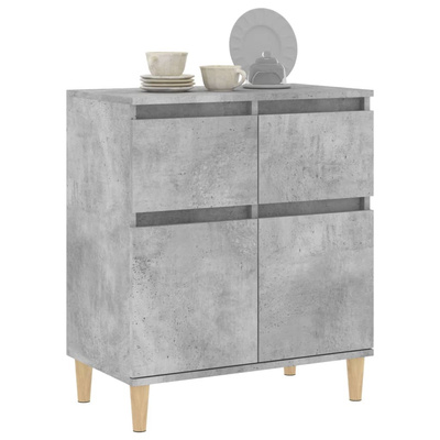 vidaXL Komoda, szarość betonu, 60x35x70 cm, materiał drewnopochodny wariant 5