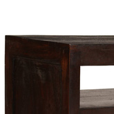 vidaXL Szafka pod TV, drewno akacjowe, 90 x 30 x 55 cm, ciemnobrązowa