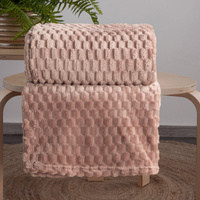 Koc Mocha pudrowy 200x220