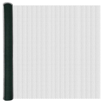 Ogrodzenie heksagonalne 1,6 x 100 m PVC zielony