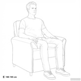 Sofa 100% poliester, metalowa rama, MDF, sklejka