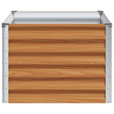 Podniesiona rabata ogrodowa 98 x 50 x 36 cm Stal Galwanizowana