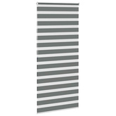 Roleta zebra, ciemnoszara, szerokość tkaniny 110,9cm, poliester