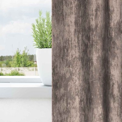 Zasłony z weluru 2 pcs Cappuccino 140 x 140 cm Aksamit