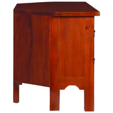 vidaXL Szafka pod TV, klasyczny brąz, 100x40x45 cm, drewno mahoniowe