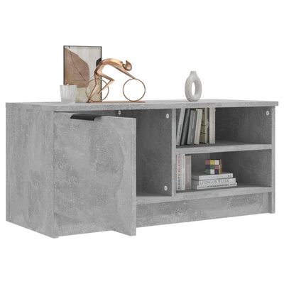 Szafka pod TV, szarość betonu, 80x35x36,5 cm