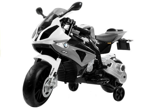 Motor Na Akumulator BMW S1000RR Dla Dzieci Srebrny Trójkołowy