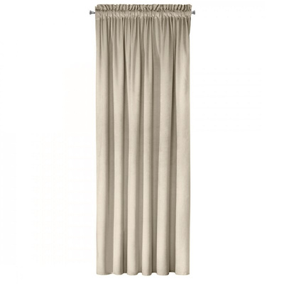 Zasłona Melanie jasnobeżowa 140x270