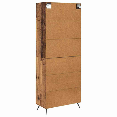 Highboard Stare drewno 69,5 x 34 x 180 cm Drewno inżynieryjne