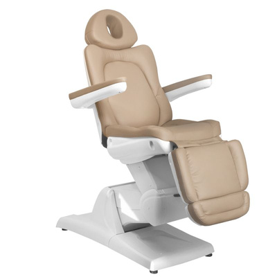 Fotel kosmetyczny elektr. Azzurro 870 3 siln. cappuccino 109079