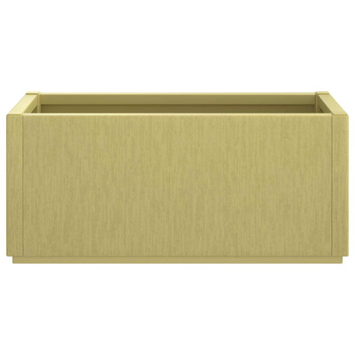 Skrzynka na kwiaty do ogrodu Zielony 80 x 36 x 35 cm PP