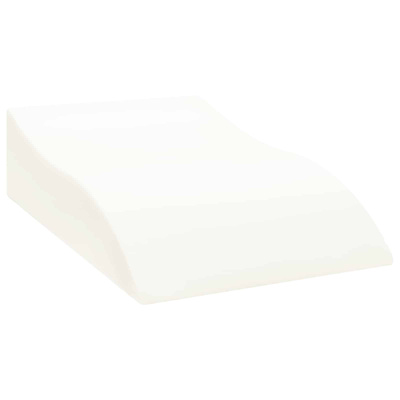Poduszka na nogi Biały 68 x 40 x 18 cm Pianka PU