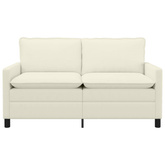Sofa kremowy 156 x 81 x 87,5 cm tkanina