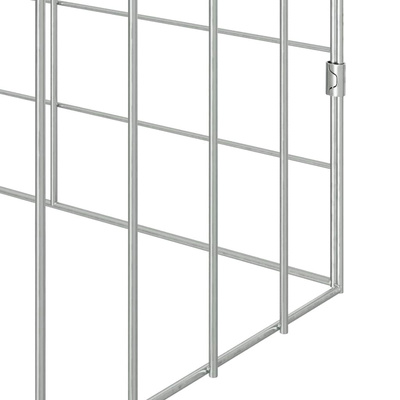 Klatka dla królika Srebrny 600 x 78 x 78 cm Stal Galwanizowana