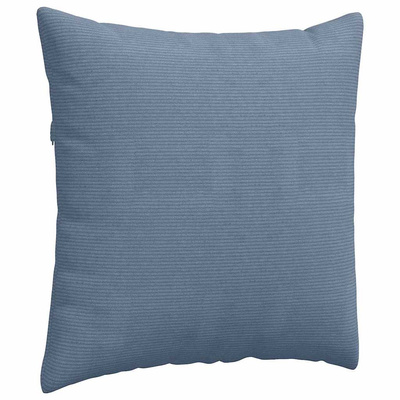 Poduszki na sofę 2 pcs Niebieski 60 x 60 cm Tkanina sztruksowa