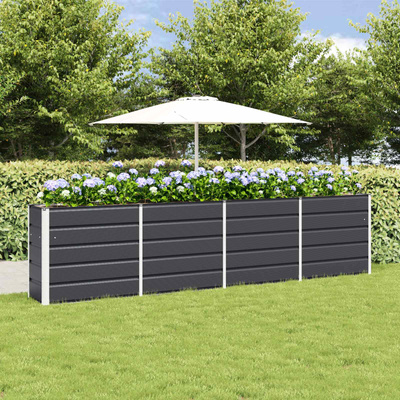 Donica Antracyt 320 x 40 x 75 cm Stal