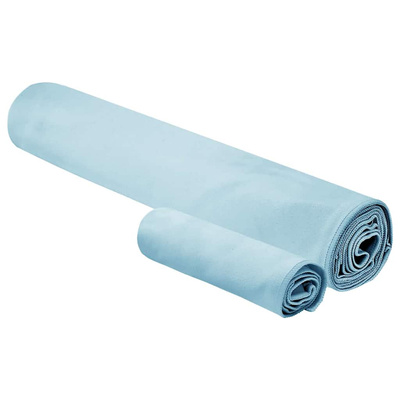 Zestaw Ręczników Sportowych 2 pcs Niebieski tkanina
