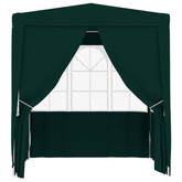vidaXL Namiot imprezowy ze ściankami, 2x2 m, zielony, 90 g/m²