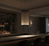 LAMPA WISZACA LONG ISLAND AD323 TAUPE